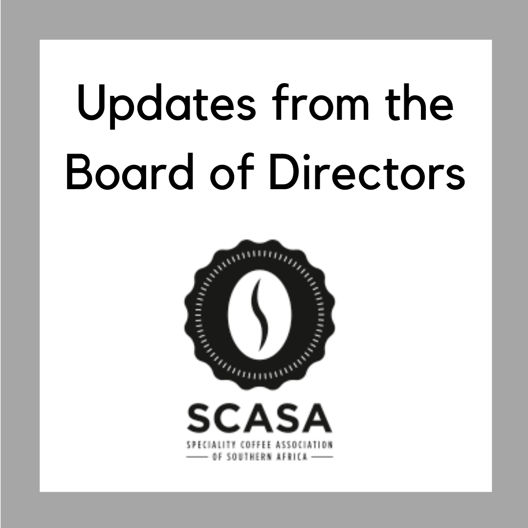 Updates from Specialty Coffee Association of Southern Africa Coffee