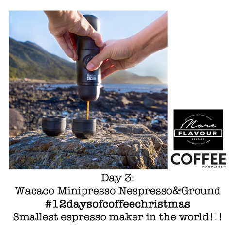 #12daysofcoffeechristmas Day 3: Wacaco Minipresso! - Want to make espresso anywhere you go? Well, this is the gadget for you!