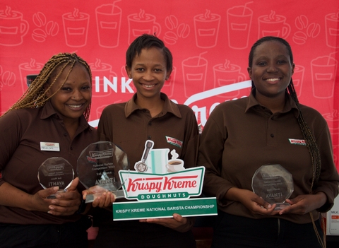 Congratulations to the SA Krispy Kreme Barista Champions! - 