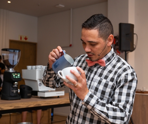 Meet returning WC Latte Art Champ, Chris Abrahams - <p>We're gearing up for SCASA National Coffee Competitions 30 May to 1 June! 



Congratulations on qualifying for Nationals! What number Regional title is this?

2017-2025! I keep coming ...</p>