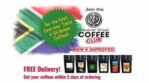 New & Exclusive to Discover Great Coffee Club - A selection of SA grown coffees!! - 
